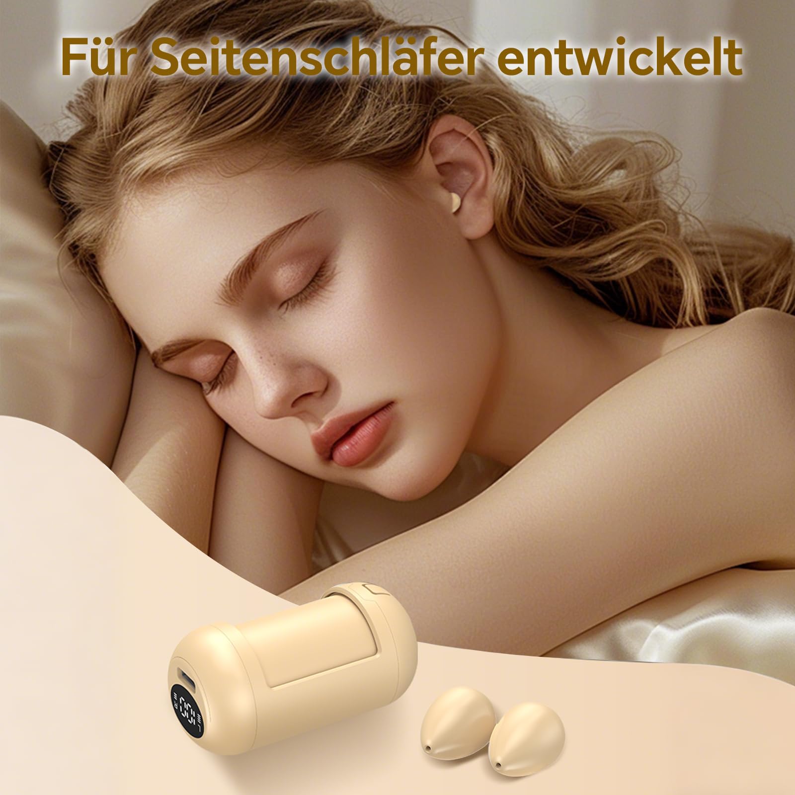Mini Auriculares Inalámbricos Bluetooth Invisibles Pequeños para Dormir en la Oreja Bluetooth Dormir Lateral Auriculares Inalámbricos Auriculares Pequeños Auriculares Inalámbricos Sleeping In Ear