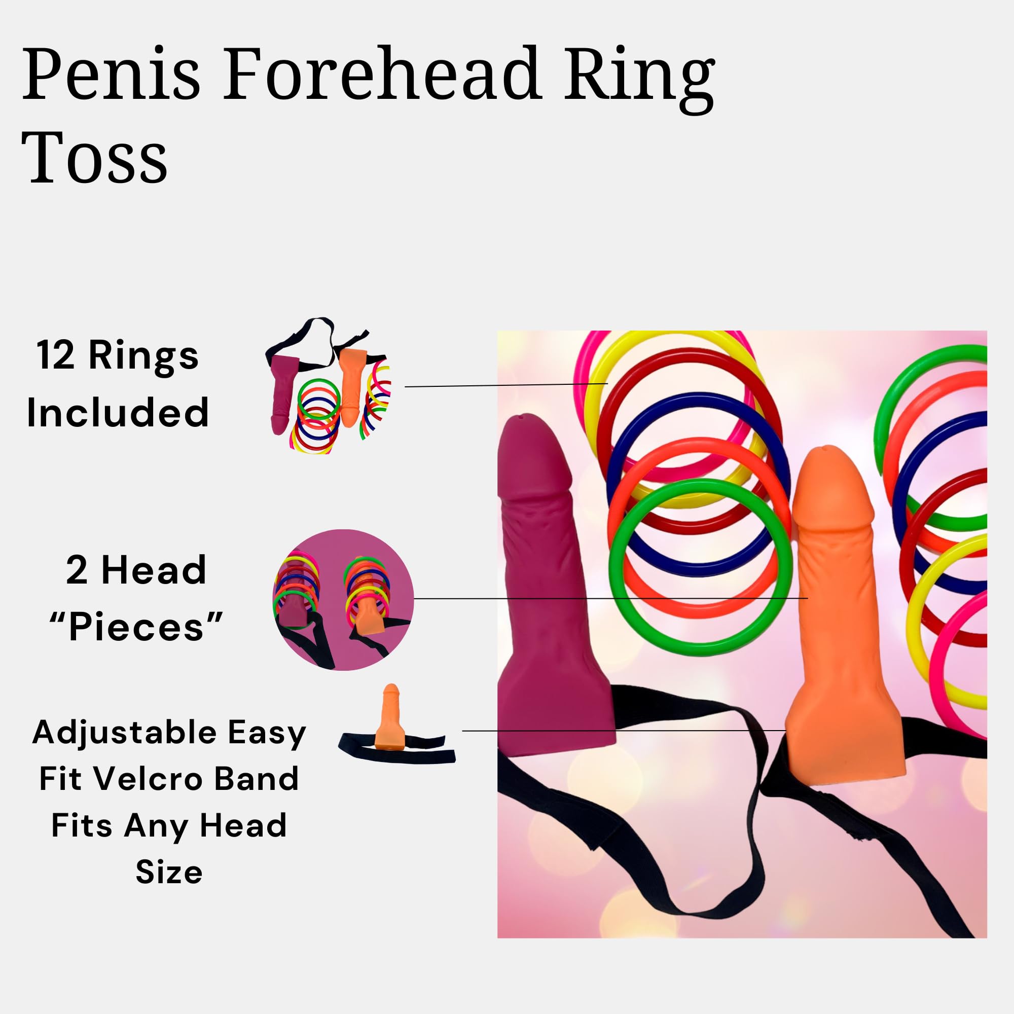 Large Outdoor Ring Toss Game - Includes Rings and Flags - Yards Toys and Active Play