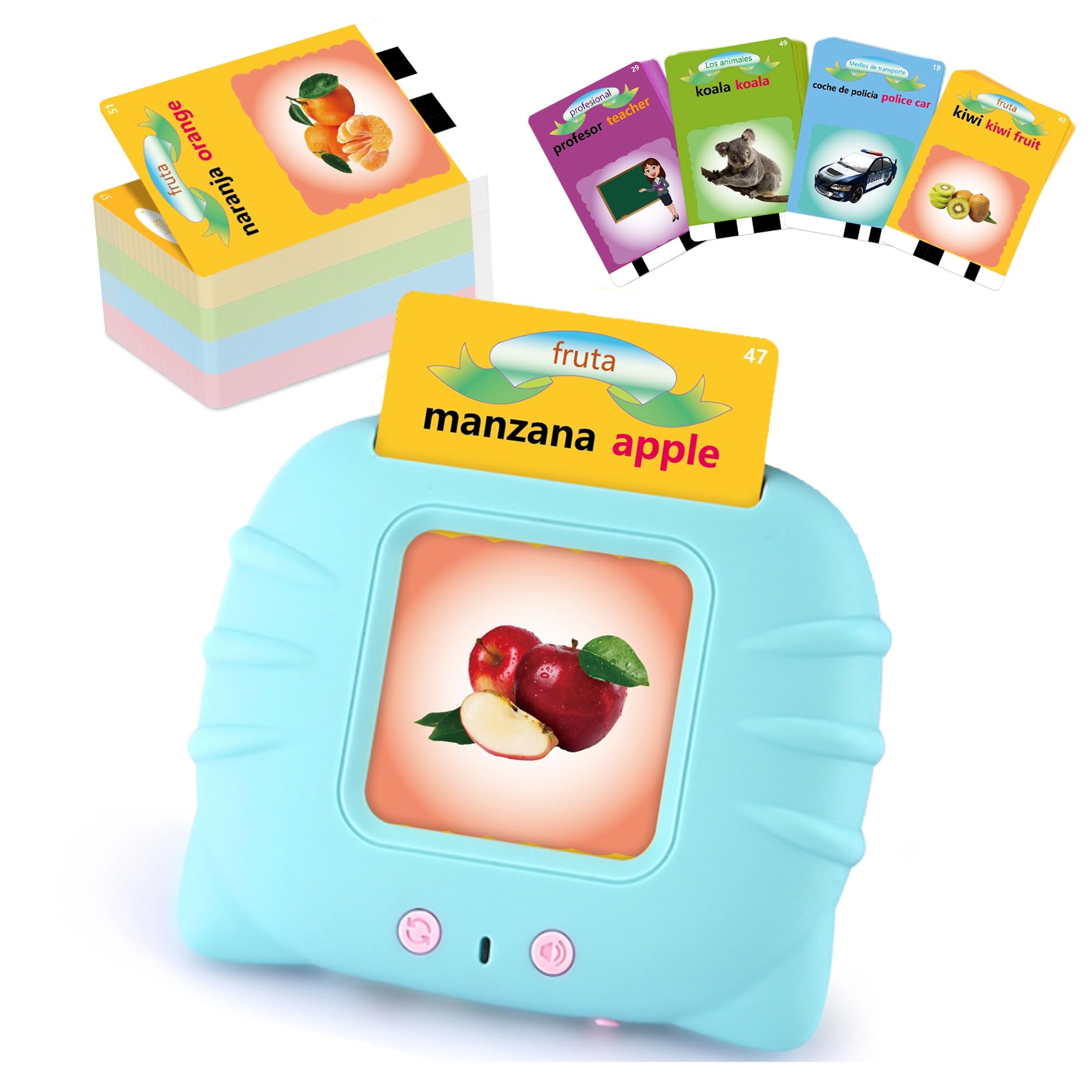 Buy Learning Flash Cards for Toddlers 24 Years Bilingual Spanish