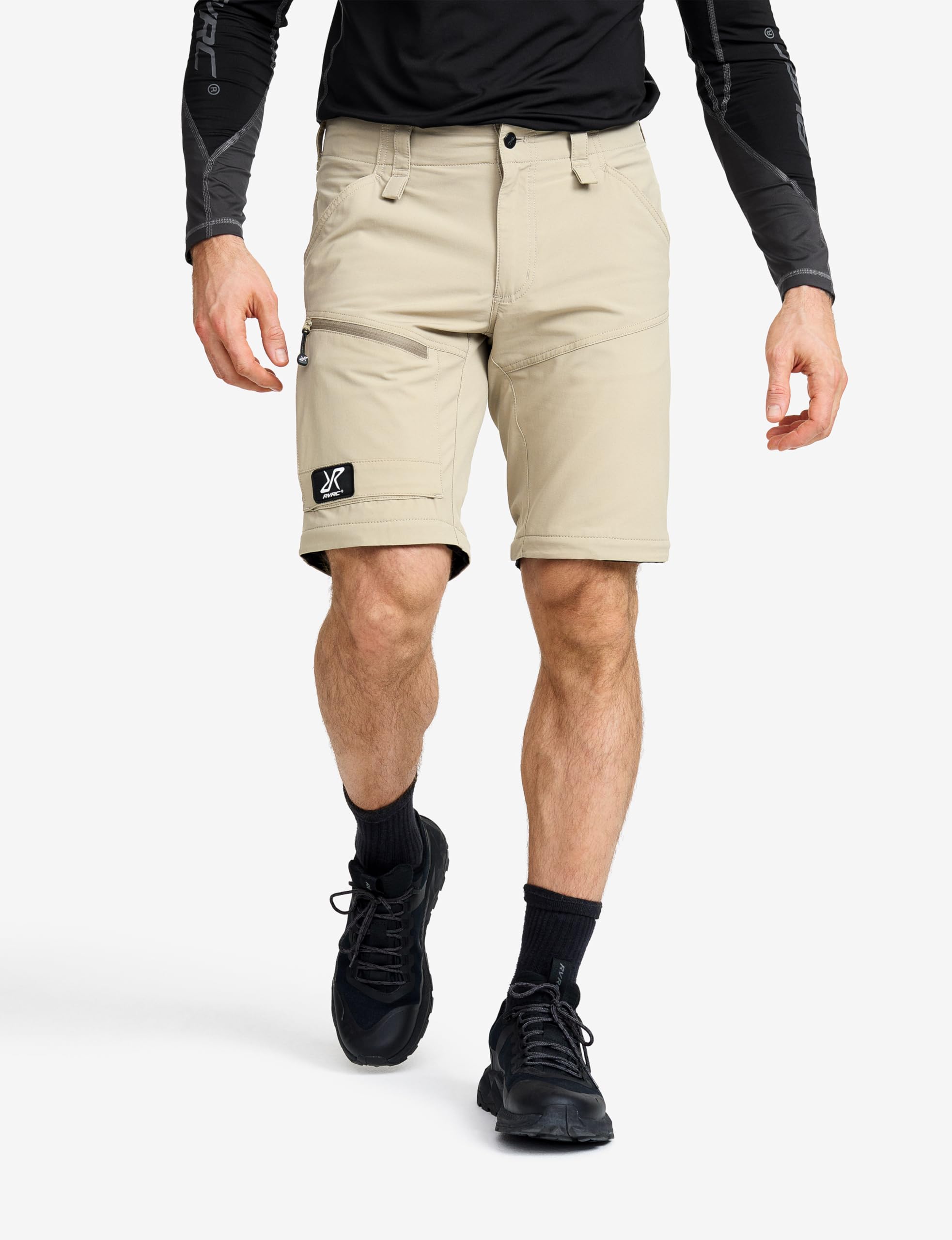 RevolutionRace Range Pro Stretch T Zip-Off Pants pour Homme, Pantalon de Randonnée Convertible pour Les Activités en Plein Air