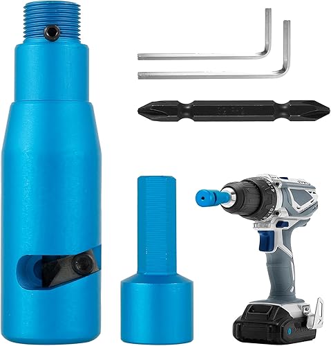 Pelacables, herramienta de desmontaje de cables de aleación de aluminio con 2 llaves, herramienta cortadora de alambre de taladro eléctrico,