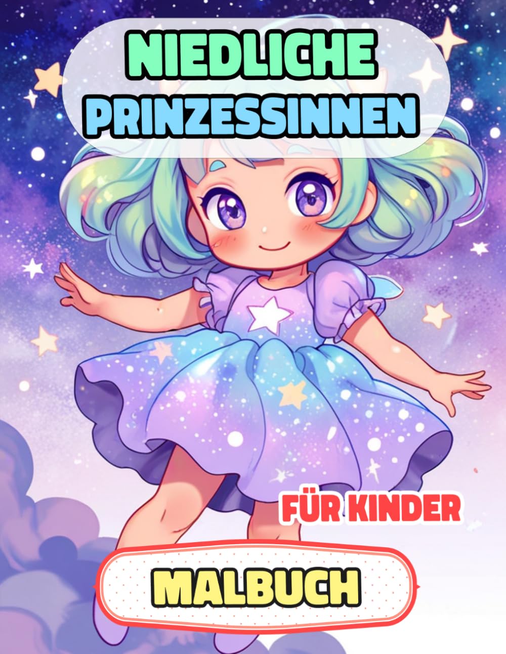 Niedliche Prinzessinnen Malbuch Für Kinder: Farbung Seiten Von Königinnen Königlichen Frauen Majestät Palast Kaiserin Mittelalter Burg Mädchenhaft ... | Entspannung Stressabbau | Mädchen Jungen
