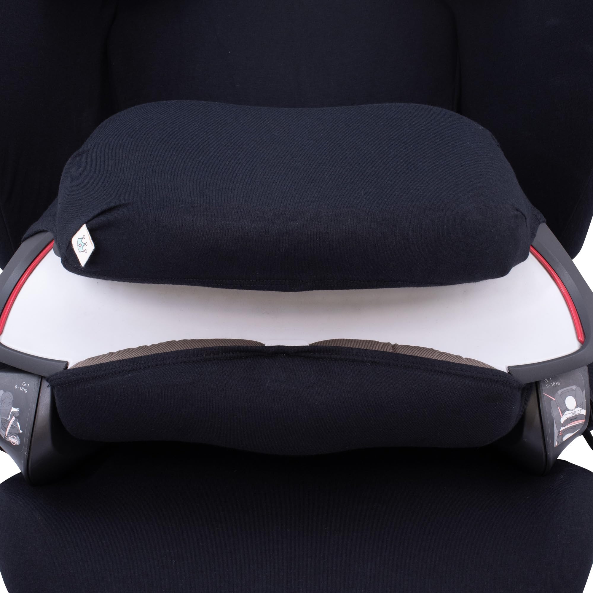 JYOKO Kids Housse pour siège Auto bébé en Coton Compatible avec Cybex Pallas M - S Fix y Pallas B - Fix (Black Series)