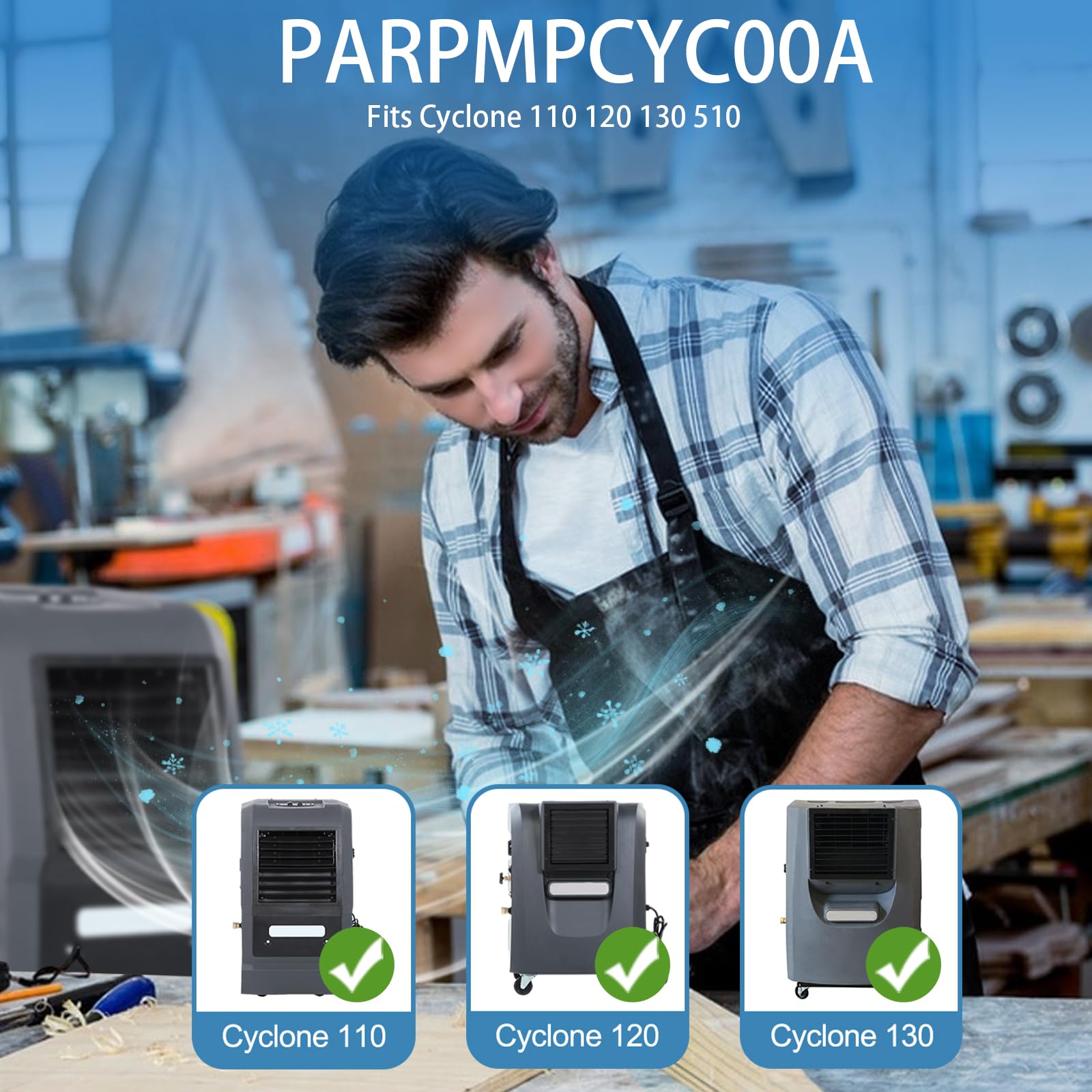 PARPMPCYC00A - Bomba para enfriadores evaporativos Cyclone 110 120 130 3