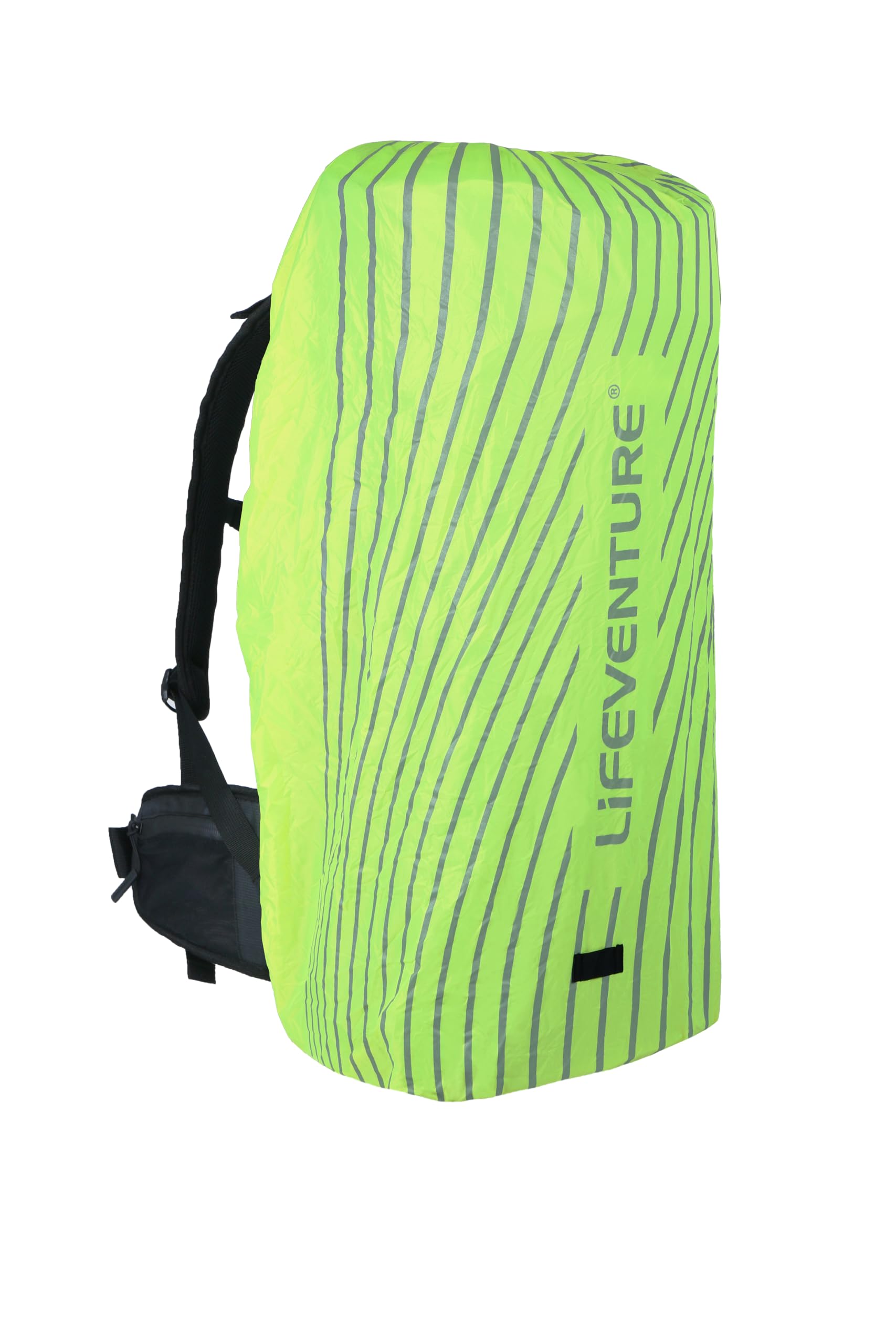Lifeventure Housse de Pluie réfléchissante pour Sac à Dos | Haute visibilité, imperméable et résistant aux intempéries | Duke of Edinburgh (DofE)