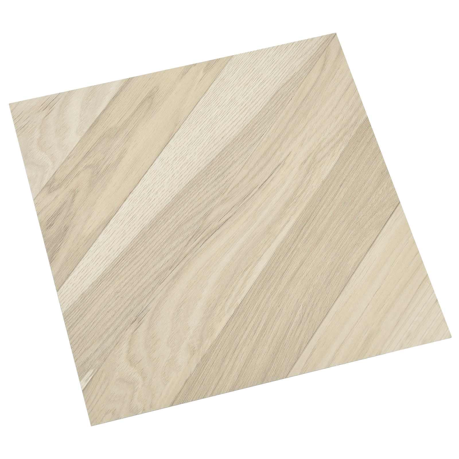 Planchas autoadhesivas para suelo (5,11 m², 55 unidades), color beige