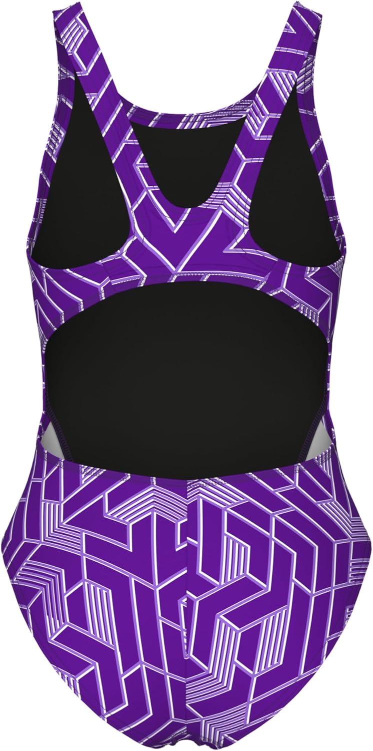 Arena Girls Arena Girls’ Performance Escape Swim Tech Back Athletic One Piece Pool Swimsuit - Image 3