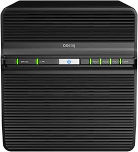 Synology DS414J DISKSTATION NAS 4BAY 20TB MAX DISKLESS SCALABLE