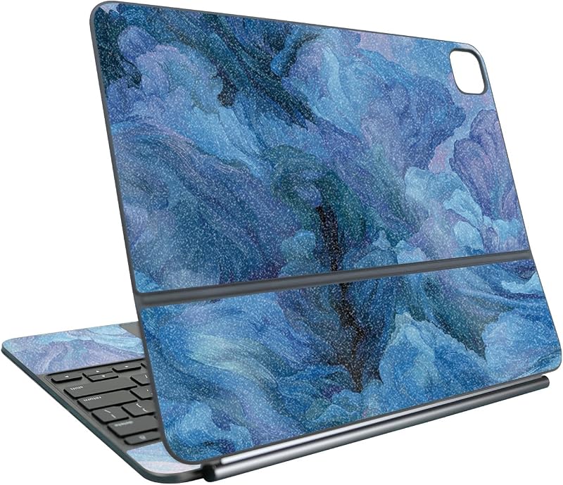 Glossy Glitter Phone Skin Compatible with Apple Magic Keyboard for iPad Pro 13" (M5) 2025 - Typhoon - Premium 3M Vinyl Protective Wrap Decal Cover - Easy to Apply | Crafted in The USA by MightySkins