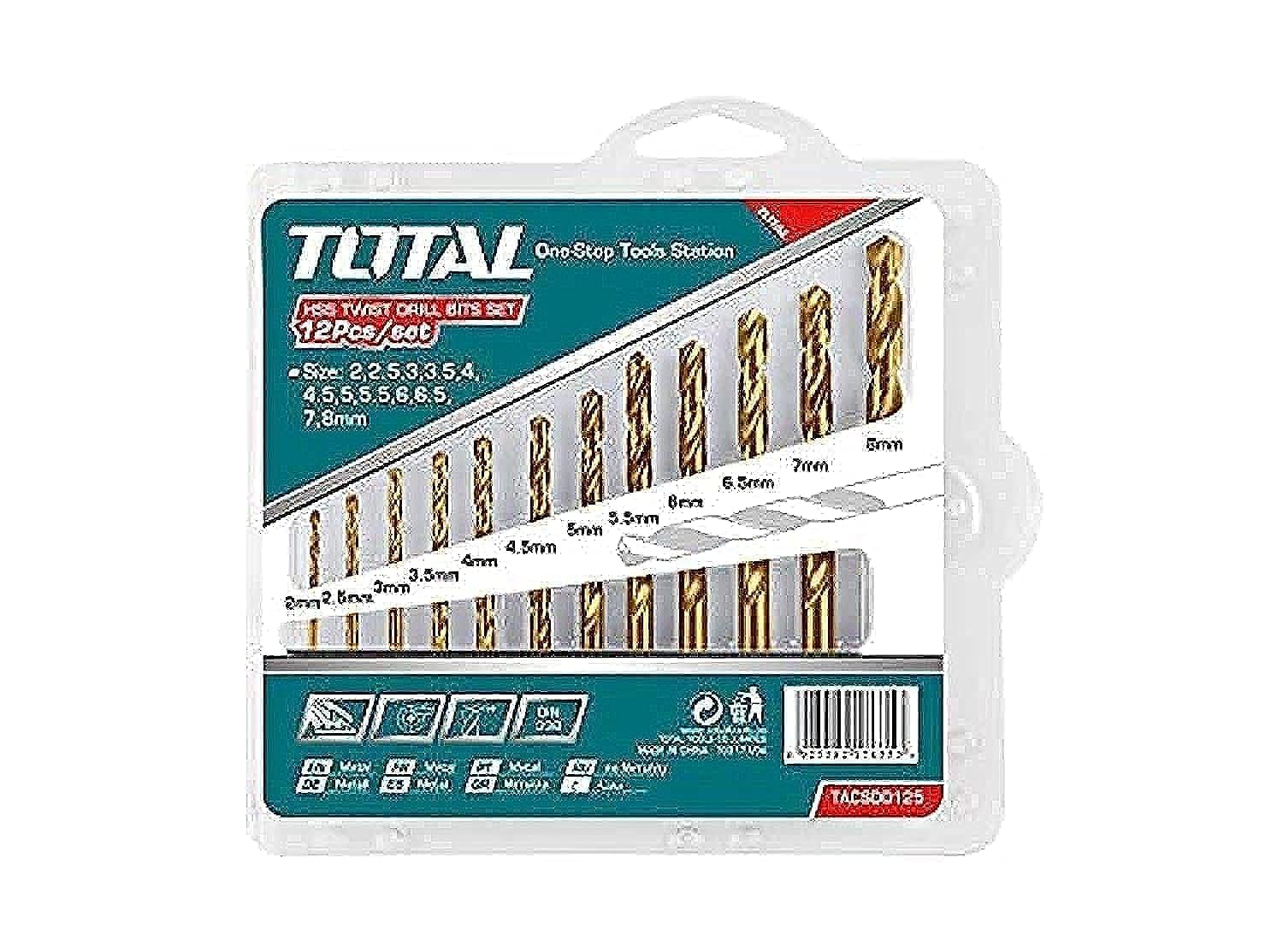 MR LIGHT TOTAL Iron HSS Twist Drill Bit Set (Large, Silver) 12 Pieces (B07ZXCFL4W) Amazon Price History, Amazon Price Tracker