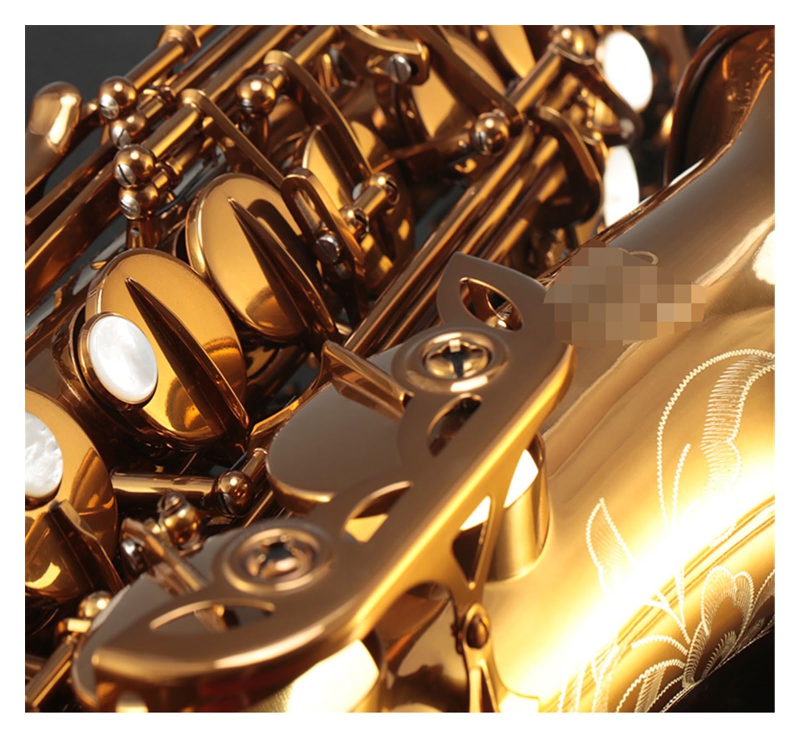 Instrumento saxofón Instrumento Musical De Saxofón Alto para Principiantes Y Saxofón De Nivel Adulto.