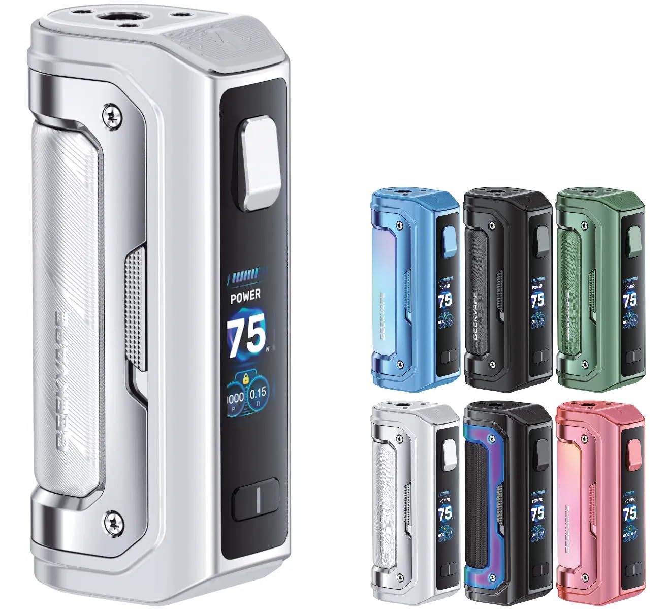 Amazon | ギークベイプ Aegis Mini 5 Box Mod 3200mAh 最大100W出力