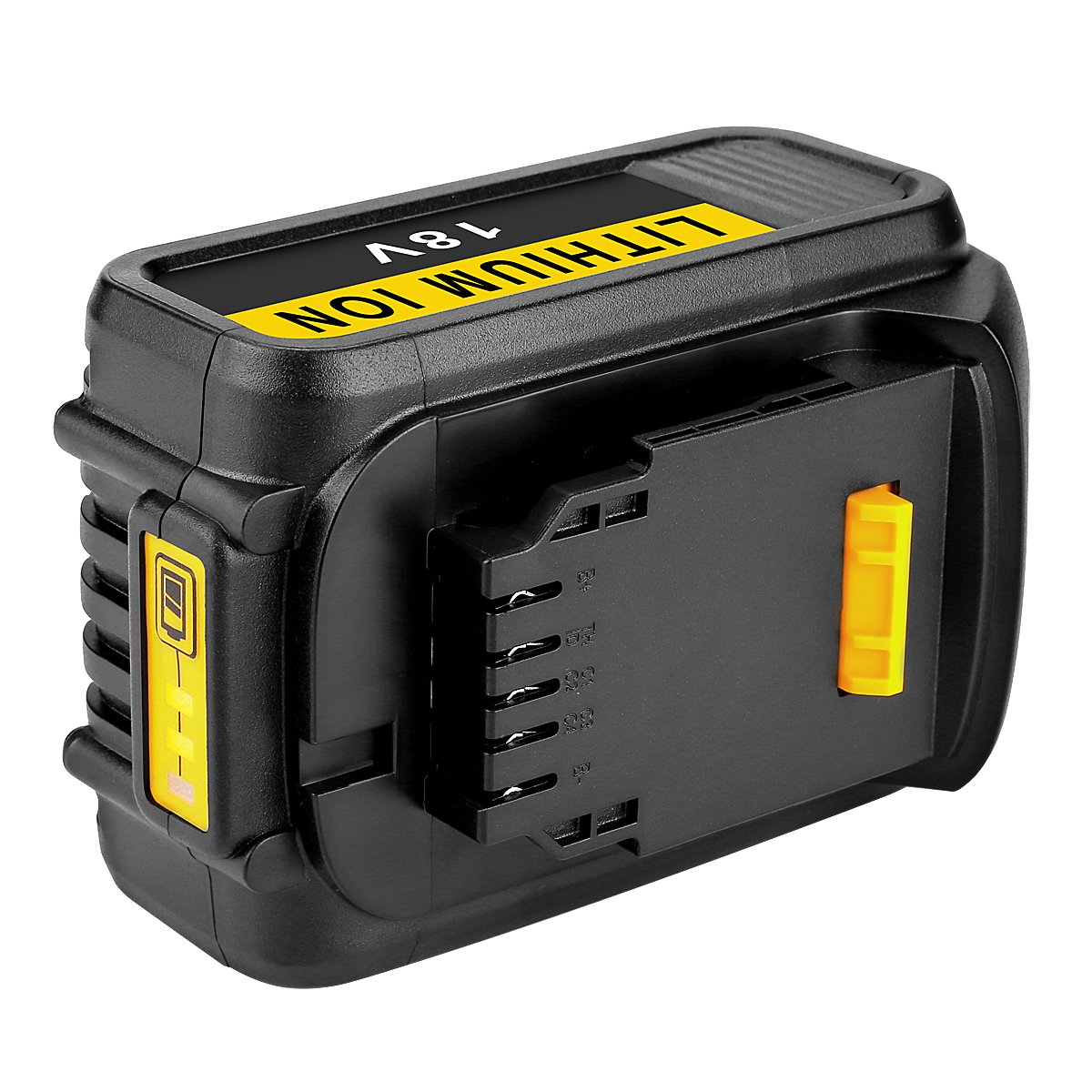 Energup 2Pcs 18V 5.0Ah Baterías de Repuesto para Dewalt 18V Batería DCB181 DCB182 DCB184 DCB201 DCB205 DCB200