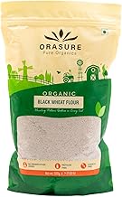 Orasure Organics Black Wheat Flour | 100% Natural Gluten-Free Atta | High in Antioxidants, Iron & Fiber | Stone Ground Chakki Fresh Flour | Ideal for Healthy Rotis, Parathas & Baked Foods