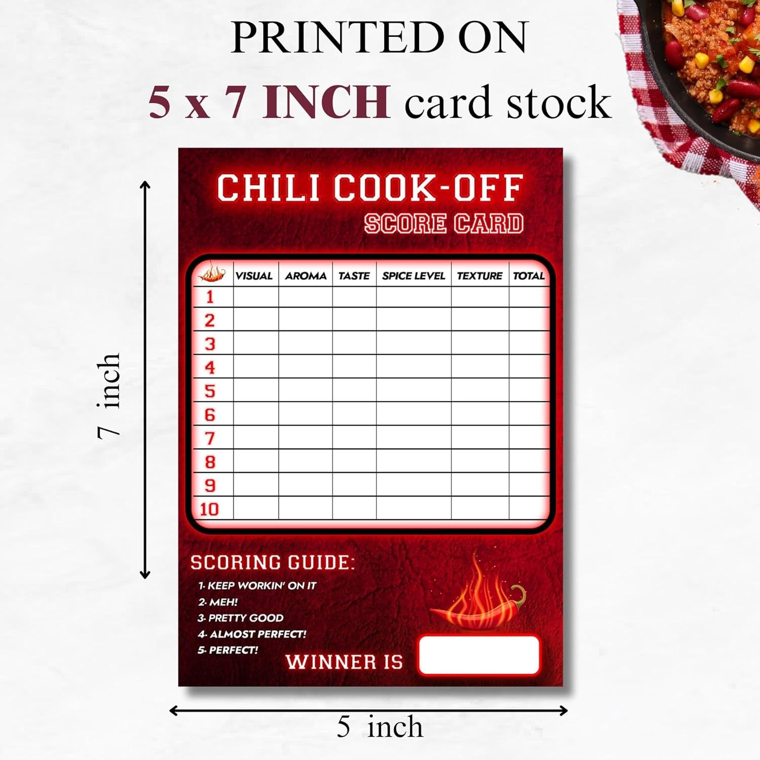 chili-cook-score-cards-for-competition-scorecard-for-chili-cook-off-party-voting-ballots-all-in-one-bundle-chili-scorecards-chili-labels-yaxa-costa-rica for Free Printable Chili Cook Off Scorecards Chili cook score cards for competition scorecard for chili cook-off party, voting ballots, all in one bundle – Chili scorecards, chili labels, – Yaxa Costa Rica for Free Printable Chili Cook Off Scorecards