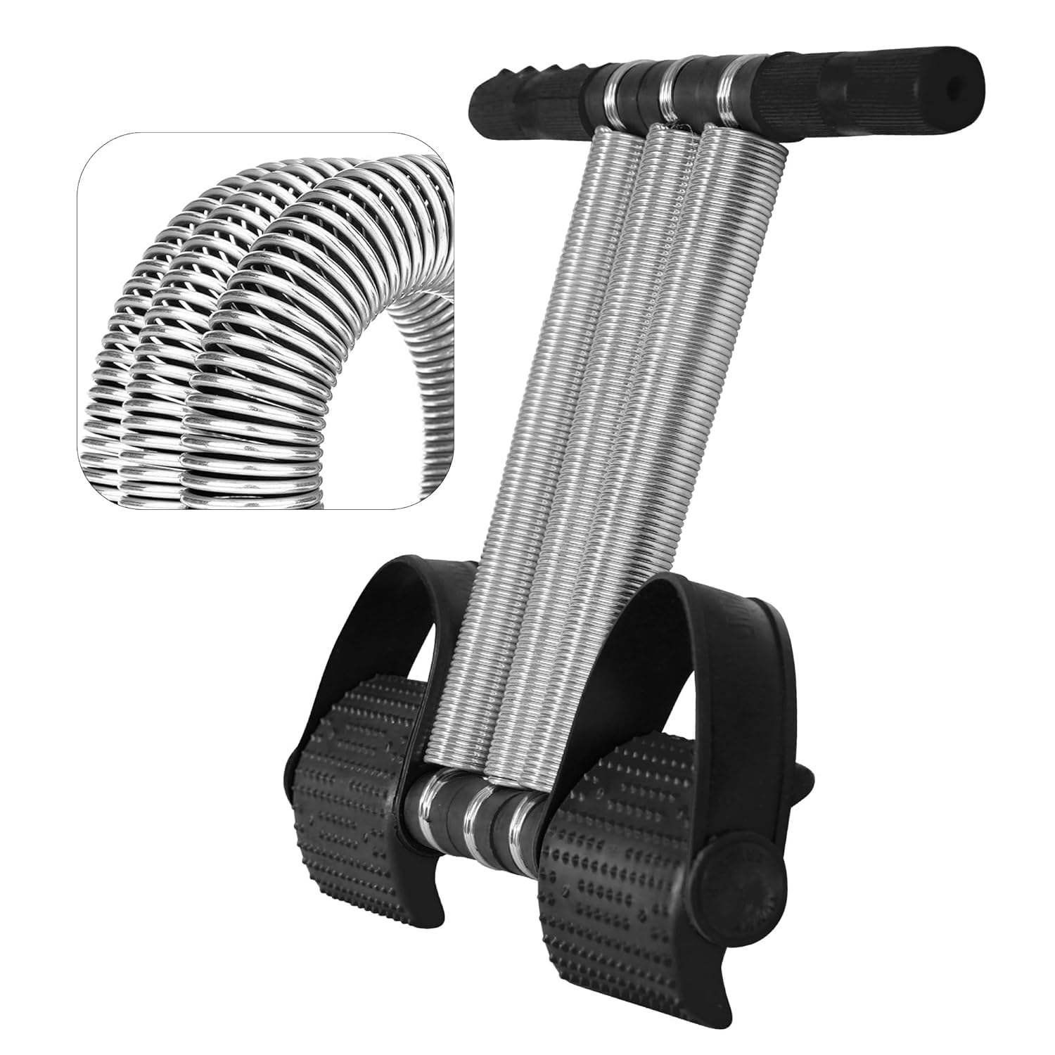 Zordik Tummy Trimmer Triple Spring Ab Exerciser for Men & Women | Heavy Resistance Abs & Waist Trimmer | Portable Fitness Equipment for Home Workout (Triple Spring)-picture-29