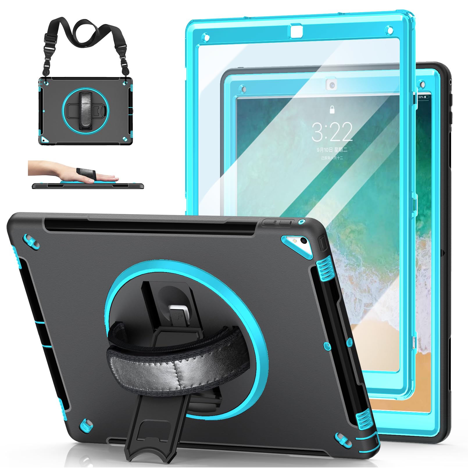 Amazon.co.jp: iPad Pro 12.9 第2世代 2017& 2015 第1世代用ケース 高