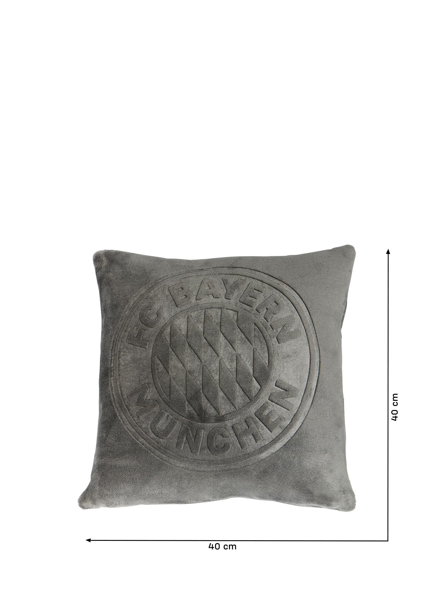 FC Bayern München | Kissen | Grau | 40x40 cm