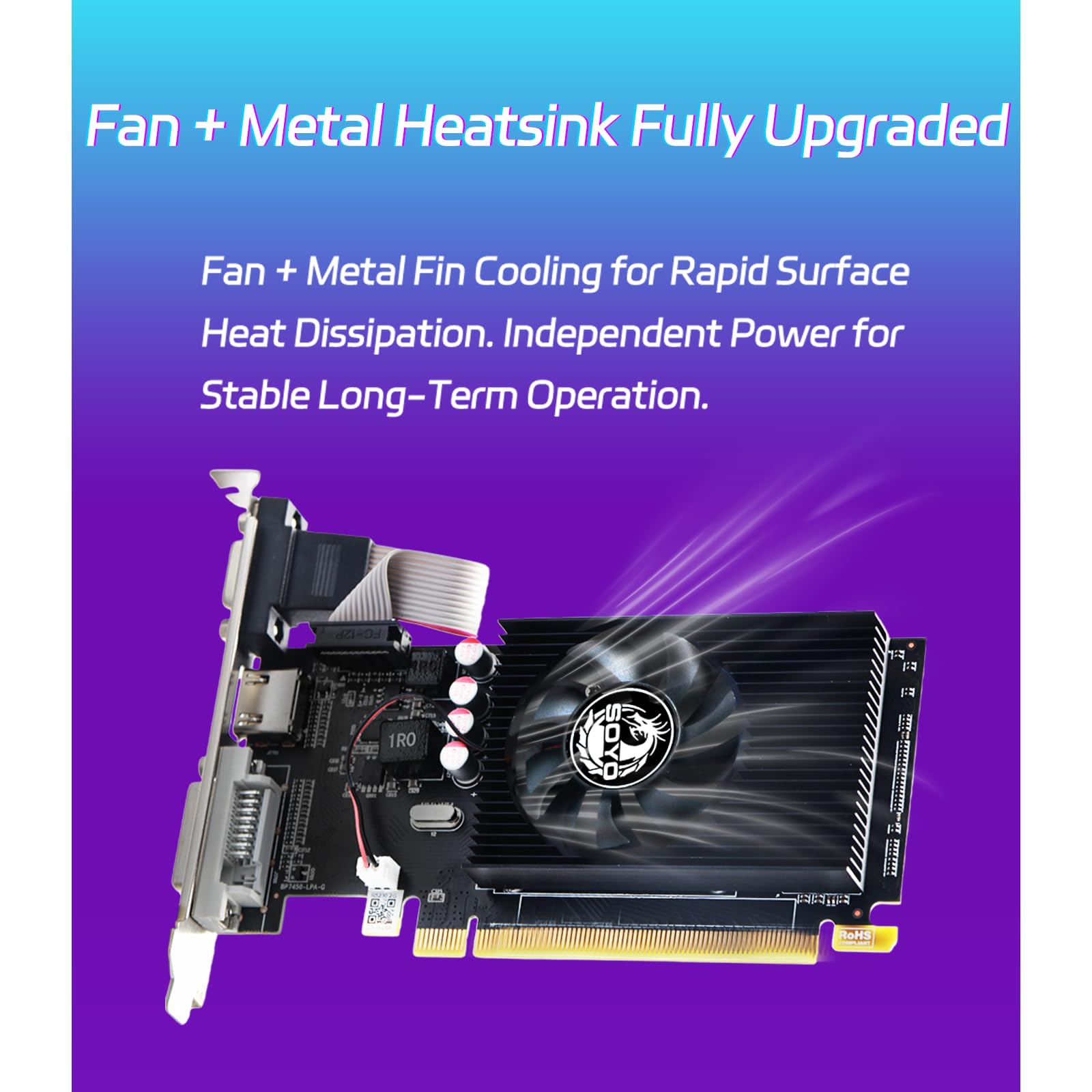 Amazon | SOYO AMD Radeon R5 230 ロープロファイルグラフィック