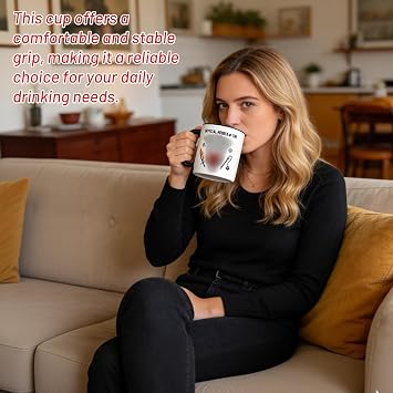Stranger Coffee Mug, 11OZ Ceramic Mugs with Black Handle & Logo, Double-Side Printed Novelty Mug Gifts for Women Men, Teenagers, TV Drama Enthusiasts