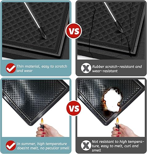 Miniatura 7 de SHAOHAO Alfombrillas para ranura de puerta para Mazda CX-50 2024, alfombrillas antipolvo para Mazda CX-50 2023 2024, 2023 2024 CX-50, insertos para