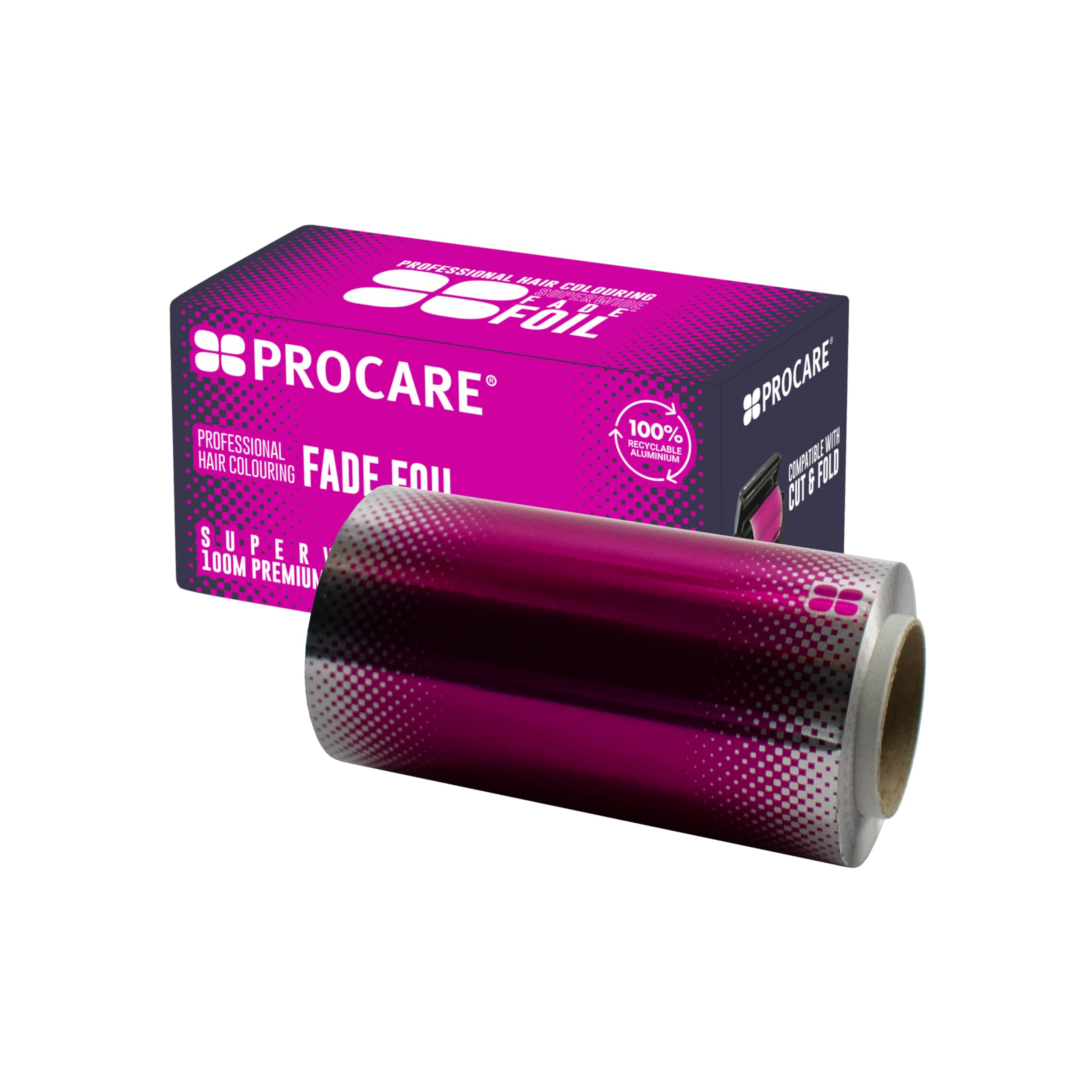 Procare Superwide Premium Aluminium Pink Foil 120mm x 100m