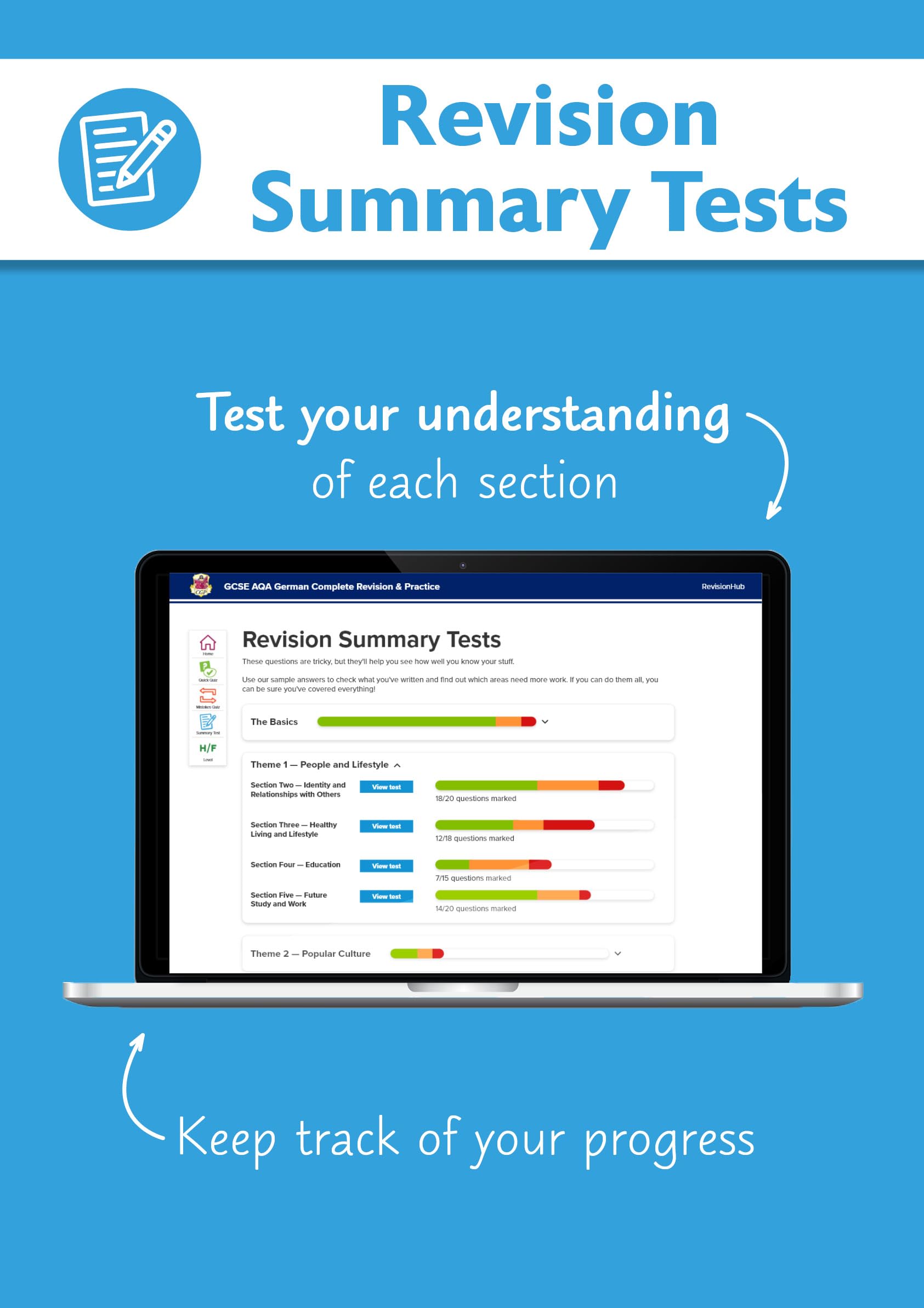 New GCSE German AQA Complete Revision & Practice with CGP RevisionHub (for exams from 2026) (CGP AQA GCSE German)