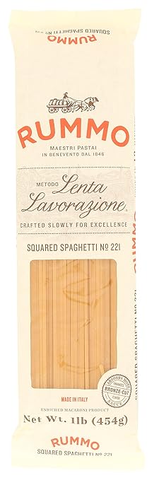 Rummo Squared Spaghetti Pasta, 16 Oz