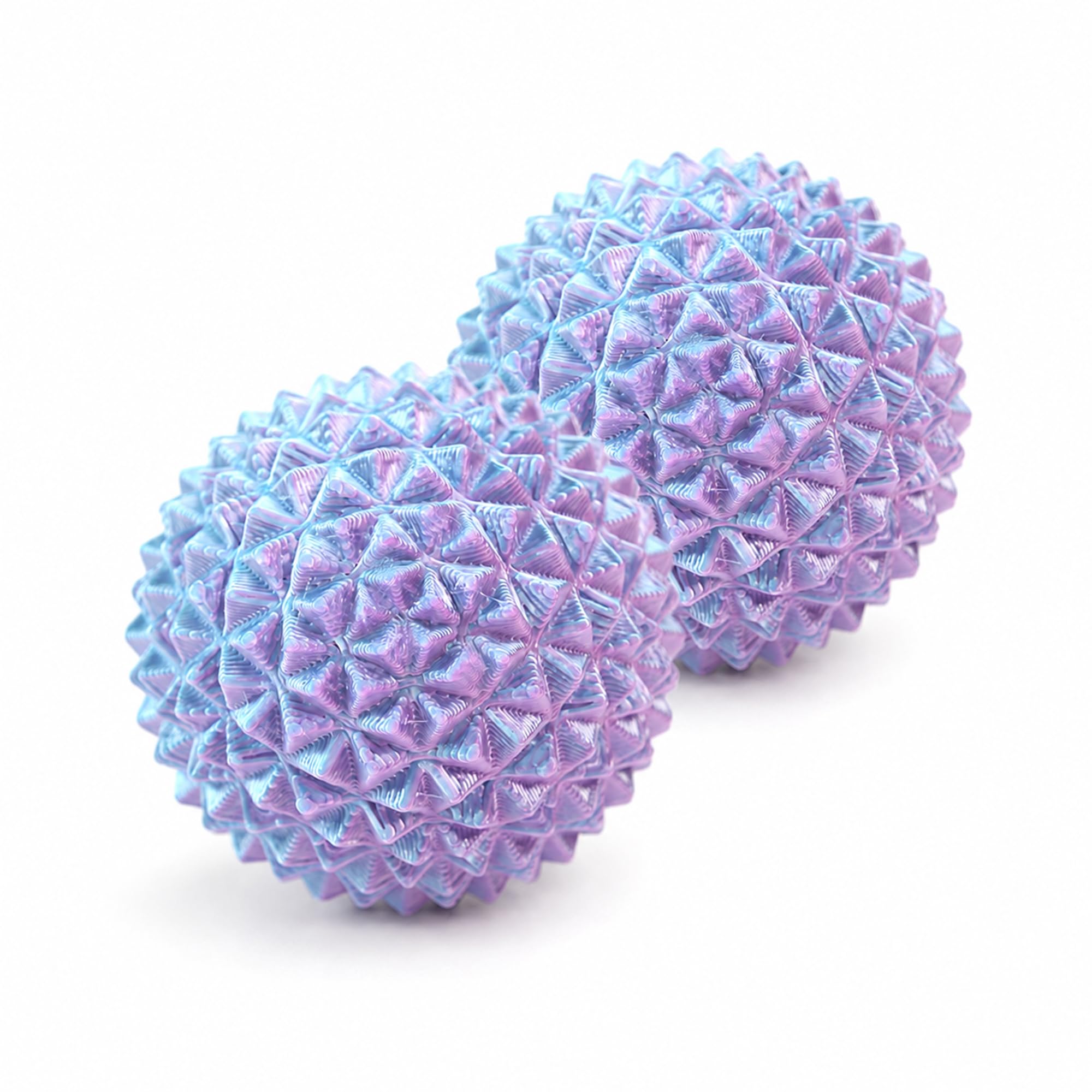 2 Pack Pain Stim Fidget Toys, 3D Printed Spiky Balls for Adults, 3.5 cm