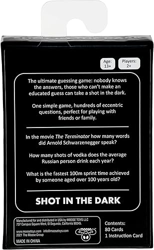 Miniatura 4 de Shot In The Dark - Moose Games - El mejor juego de preguntas poco ortodoxo, multicolor, 91022