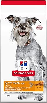 Amazon ヒルズ サイエンス ダイエット ドッグフード 肥満傾向の高齢犬用 シニアライト 7歳以上 小粒 チキン 1 4キログラム X 1 ヒルズ サイエンス ダイエット ペット用品 通販
