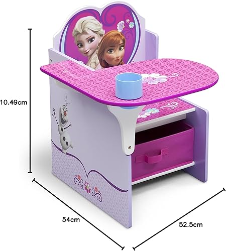 Miniatura 7 de Delta Children Escritorio con silla y compartimiento de almacenamiento Frozen Disney