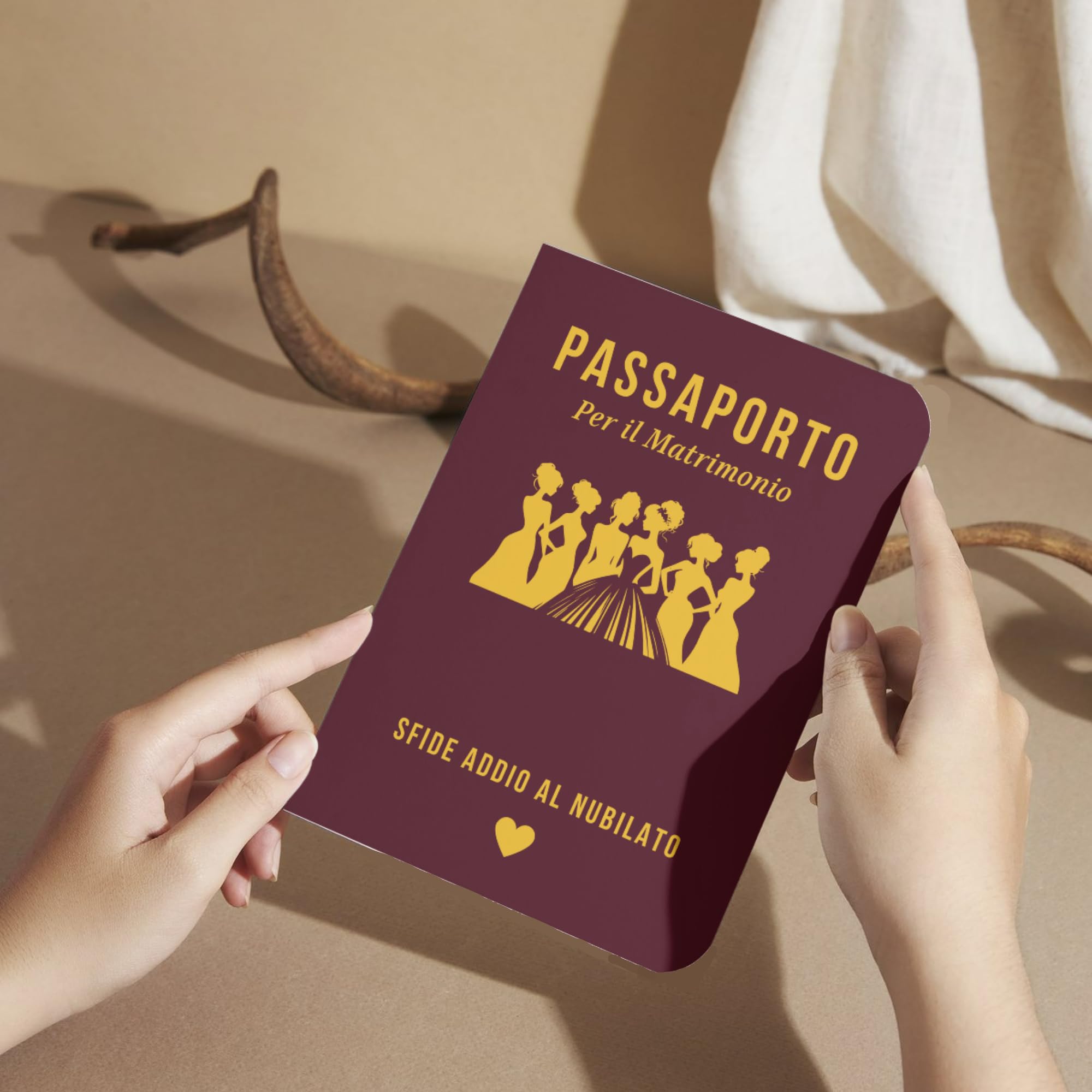 Book Consigli Sposa EVJF: Accessorio Originale Per La Festa Di Addio Al Nubilato - Kit Regalo Della Squadra Bride: Il Passaporto Per Il Matrimonio. Vive La Futura Sposa - Bride To Be
