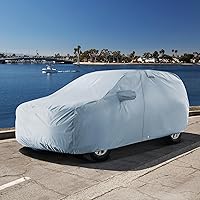 Vista 7 de iCarCover Funda prémium para automóvil SUV Peugeot 5008 2019-2023, impermeable, para todo tipo de clima, lluvia, nieve, UV, protector de granizo