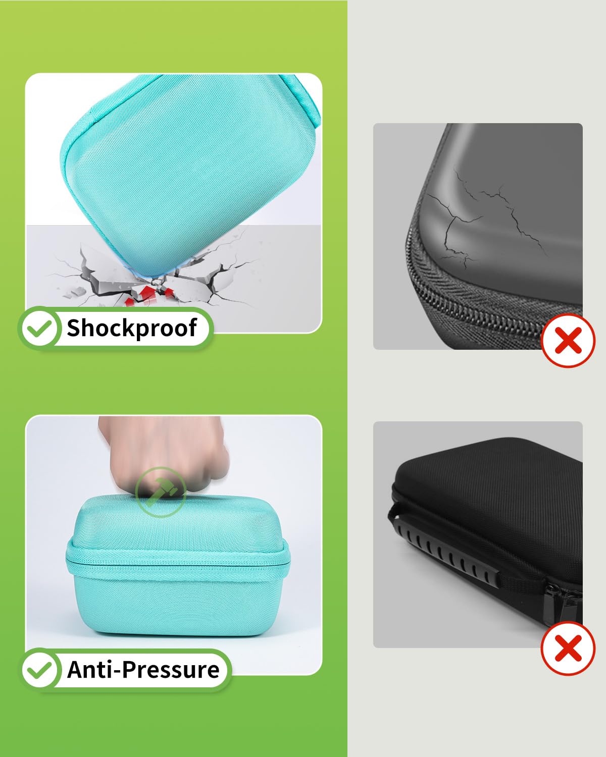 Memoking Custodia per Stampante Termica Portatile, Compatibile con T02, M02, M02X, M02L, PM230, Impermeabile, Resistente agli Urti