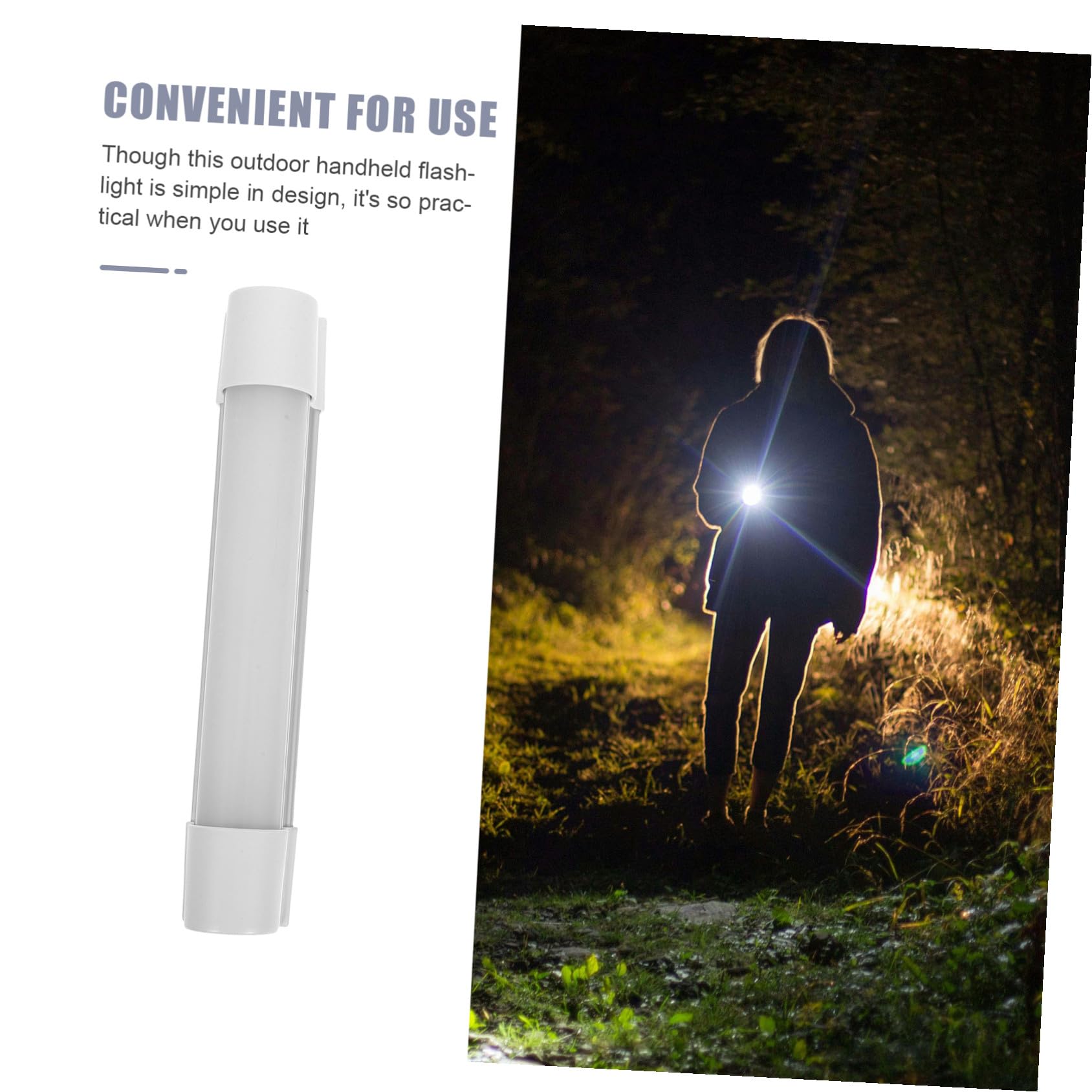 Cabilock Barra de Luz LED Magnética y Batería de 2200mah para Camping Puerto USB Gancho Lámpara Portátil de Plástico para Carpa y Actividades al Aire Libre