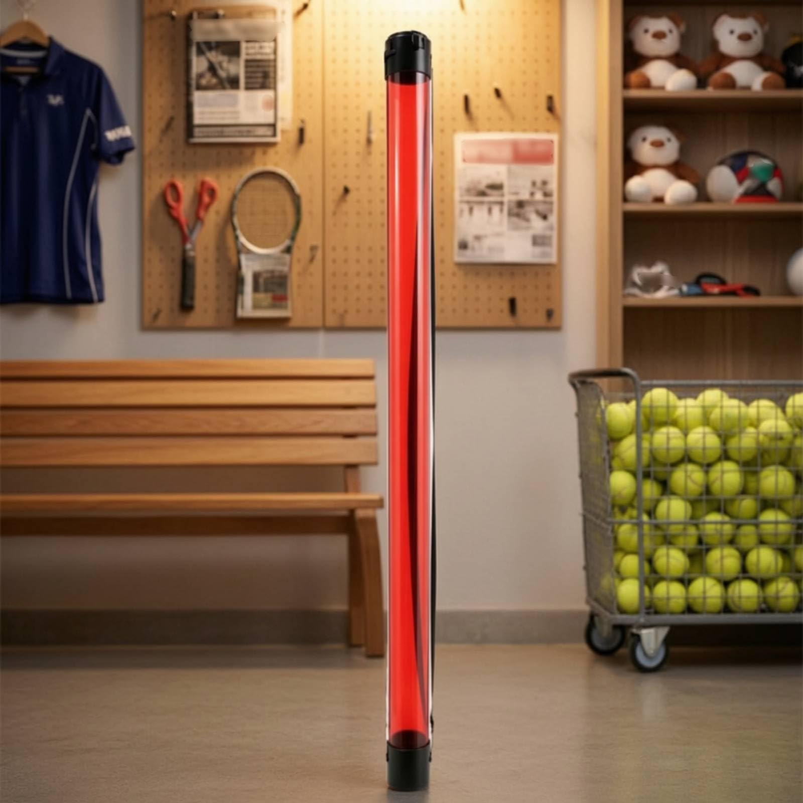 Tubo Raccoglipalle da Tennis Portatile Tubo Raccogli Palle Resistente Raccoglipalline per Tennisti