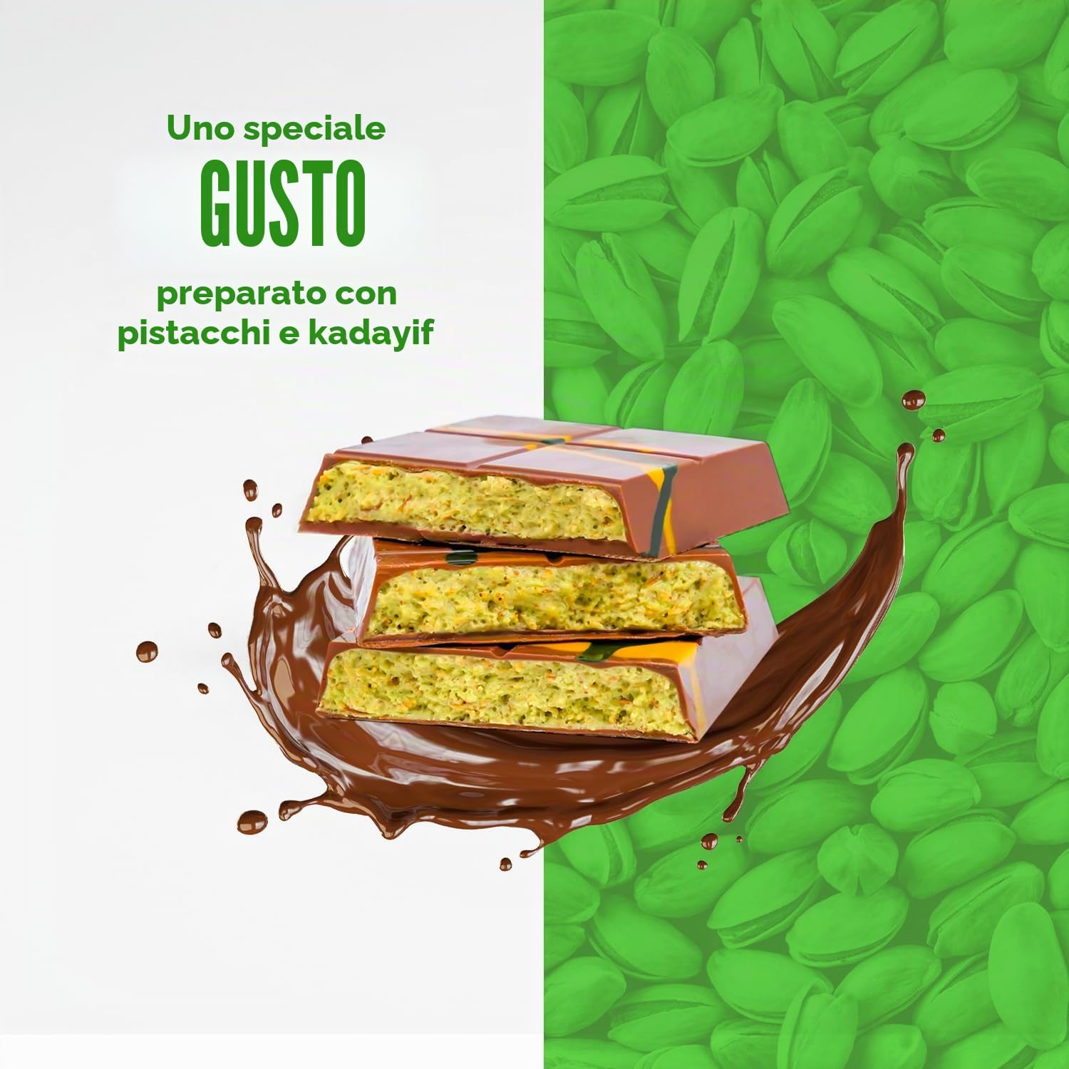 Cioccolato Dubai Pistacchio 3 x 200 g – Cioccolato Dubai con pistacchi e kadayif, cioccolato Dubai, cioccolato Dubai, dolci, cioccolato dubai, fonte di cioccolato dolci originali