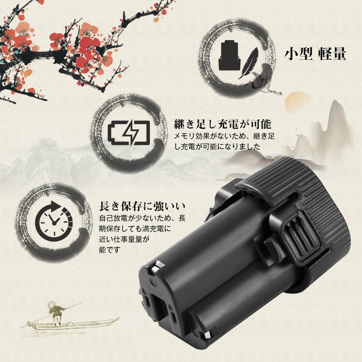 cemoさま専用 Amazon.co.jp: Ehomtikk BL1013 マキタ10.8vバッテリー 3500mAh