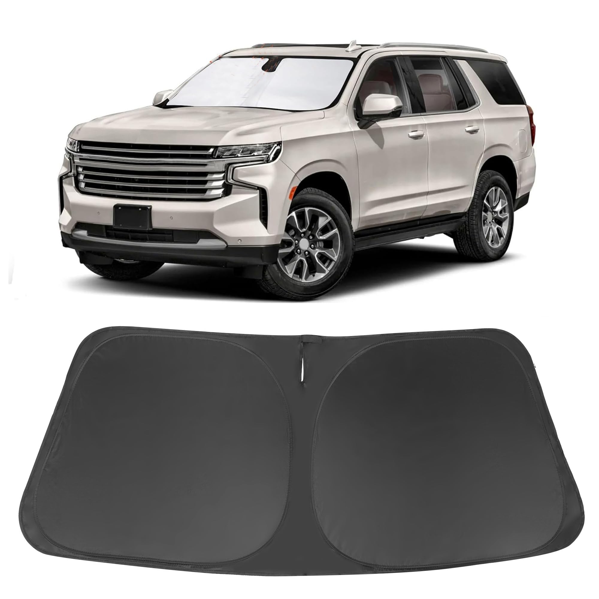 Windshield Sun Shade for 2021-2026 Chevrolet Tahoe Accessories
