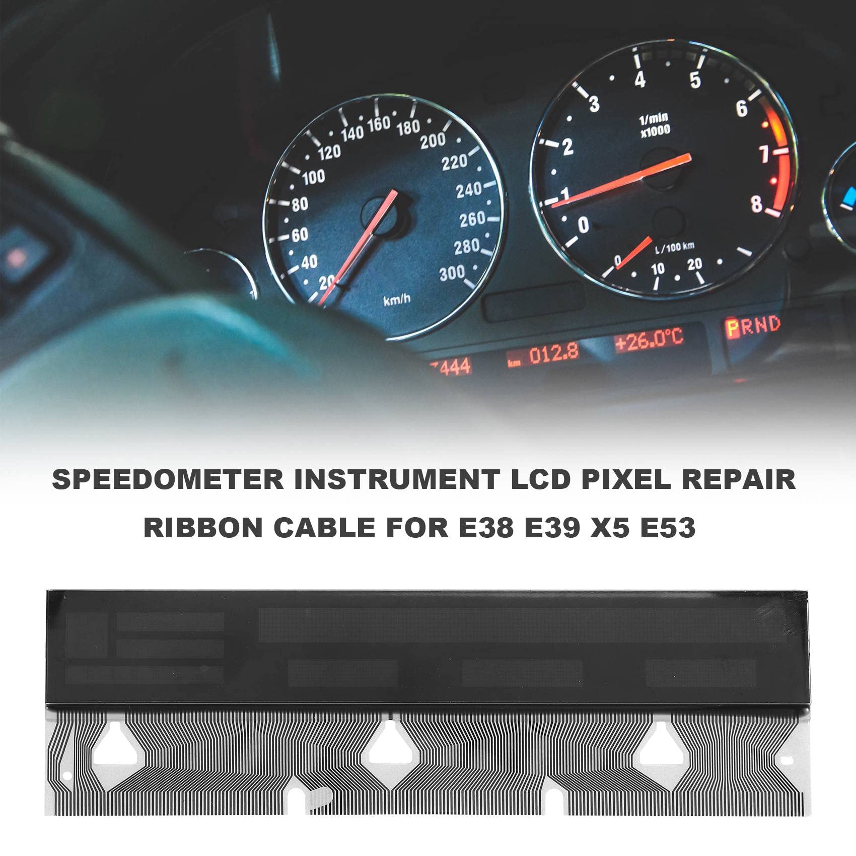 Para E38 E39 X5 E53 Velocímetro Instrumento Cable de de Reparación de Píxeles LCD