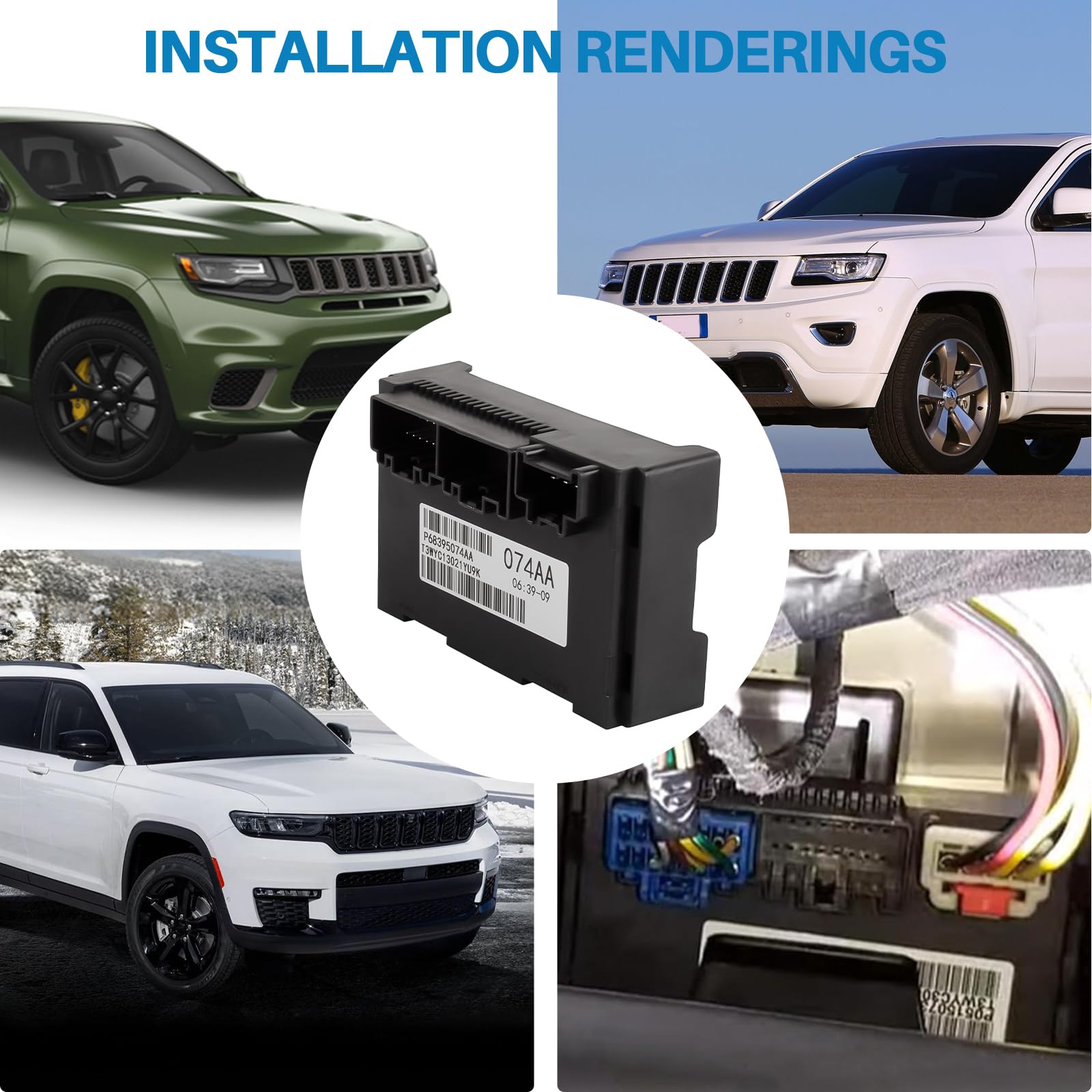 Module de commande de boîte de distribution - Unité de commande de boîte de distribution - Remplacement pour Grand Cherokee Dodge Durango 2014-2015 - Numéro de pièce 05150732AE 5150732AE