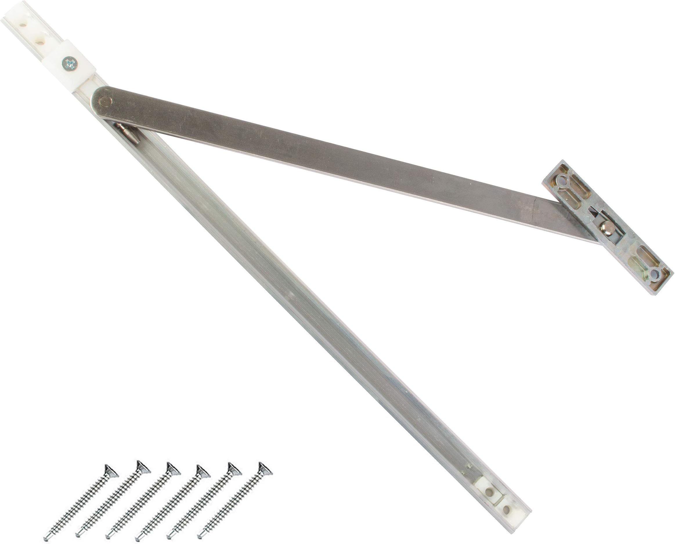 Home Secure™ uPVC Door Restrictor Stay. 335mm For uPVC, Aluminium