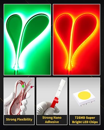 Miniatura 9 de Tira de luz LED marina roja para lancha, pesca nocturna, cubierta de cortesía, iluminación de cabina para pontón Jon, barco, kayak, motor, bote