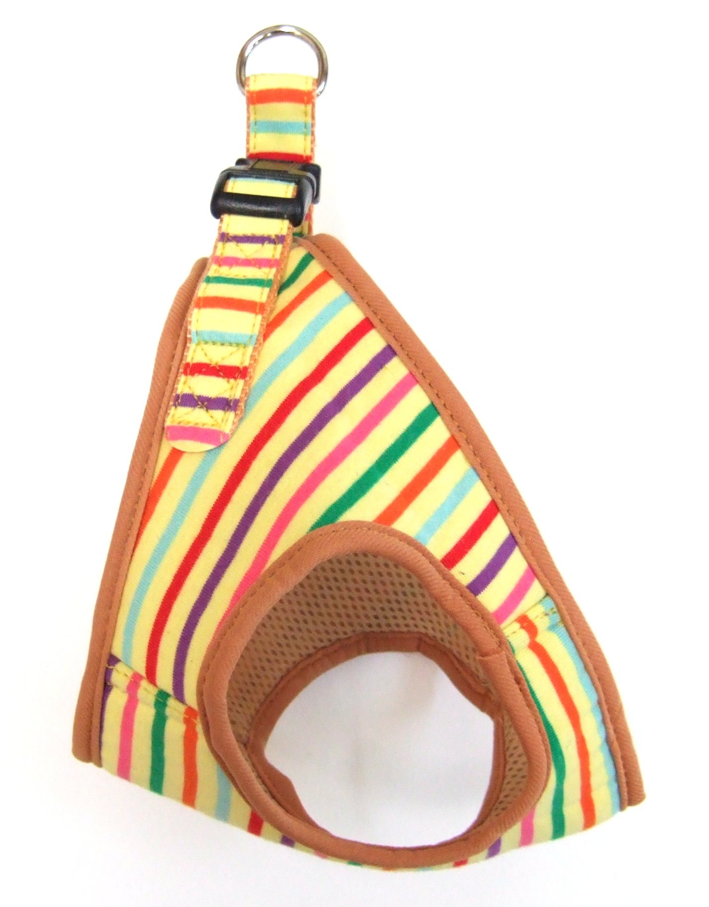 Amazon | ONS ストライプソフトハーネス M マルチイエロー (小型犬