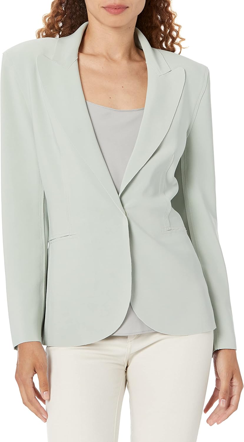 Norma Kamali Women's Classic Single Breasted Jacket