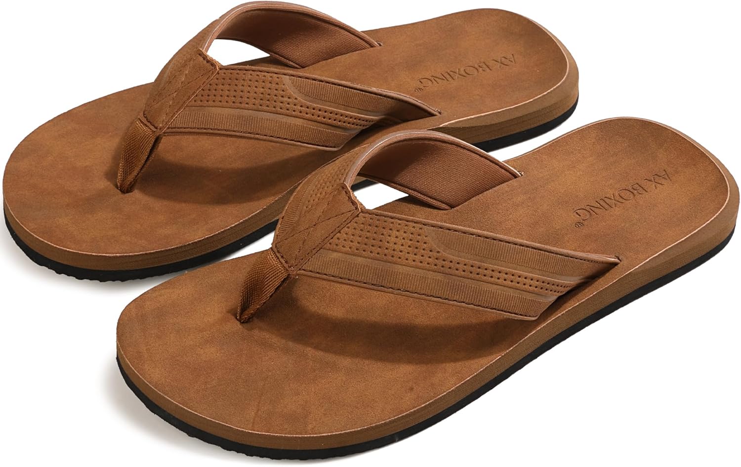 ARRIGO BELLO Flip Flops Mens Sliders Leather Thong Sandals Non-Slip Summer Slippers Durable Flipflop UK Size 7-11 5 710laHPzTJL. AC SL1500