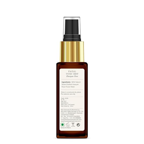 Forest Essentials Facial Tonic Mist Rosewater Hasayan, 50ml