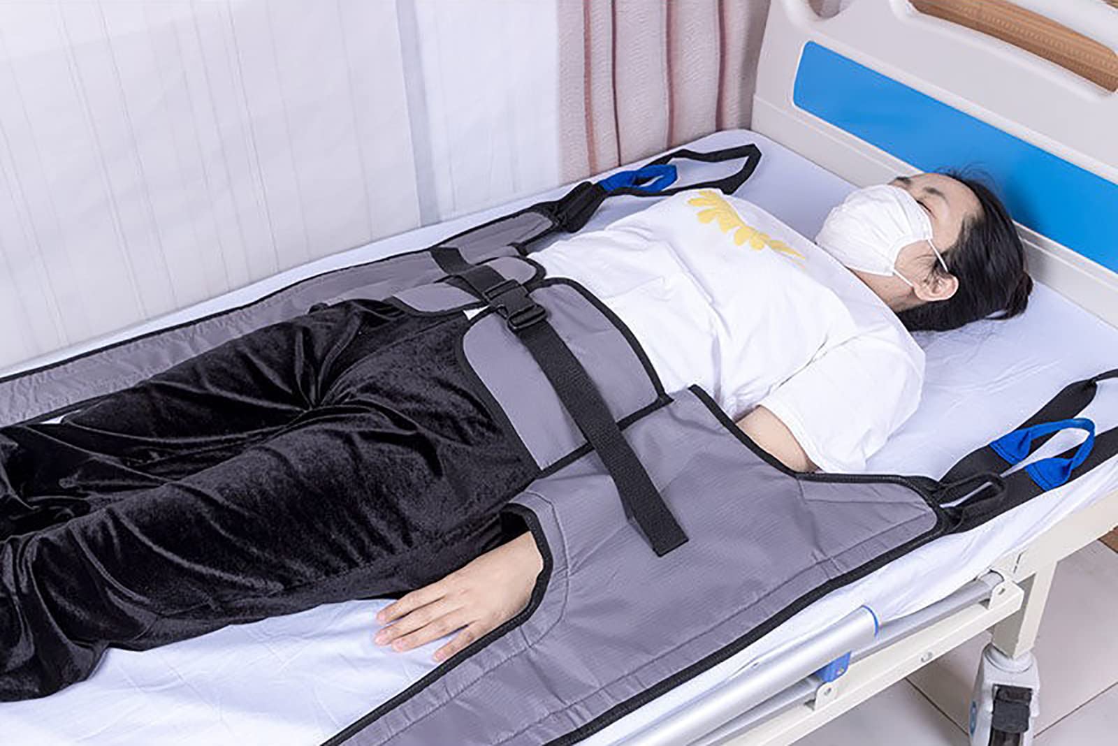 Pas do podnoszenia toalety, pasy do chodzenia dla pacjentów, pasy do stania, pasy do przenoszenia z łóżka na wózek inwalidzki