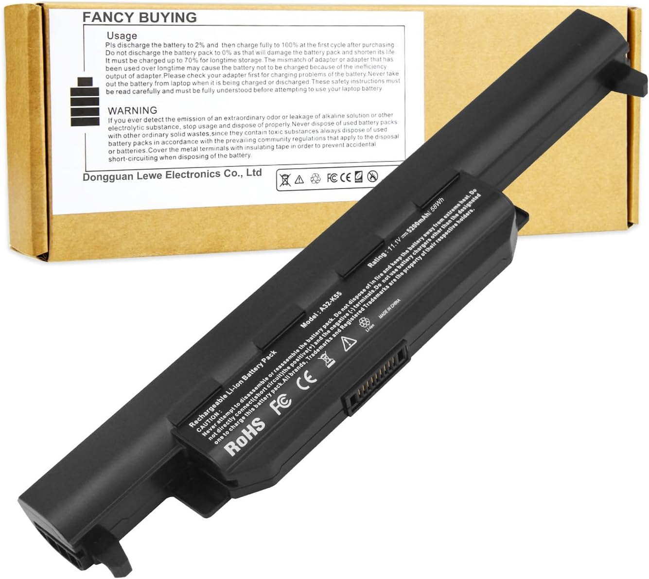 Fancy Buying A32-K55 Laptop Battery for ASUS A33-K55 A41-K55 A45 A55 A75 F45 F55 F75 K45 K55 K75 R400 R403 R500 R503 R700 R704 U57 X45